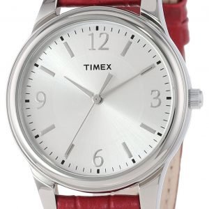 Timex T2p091tn Kello Hopea / Nahka