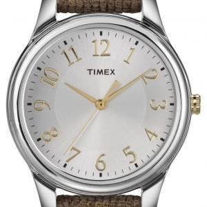 Timex T2p0942m Kello Hopea / Nahka