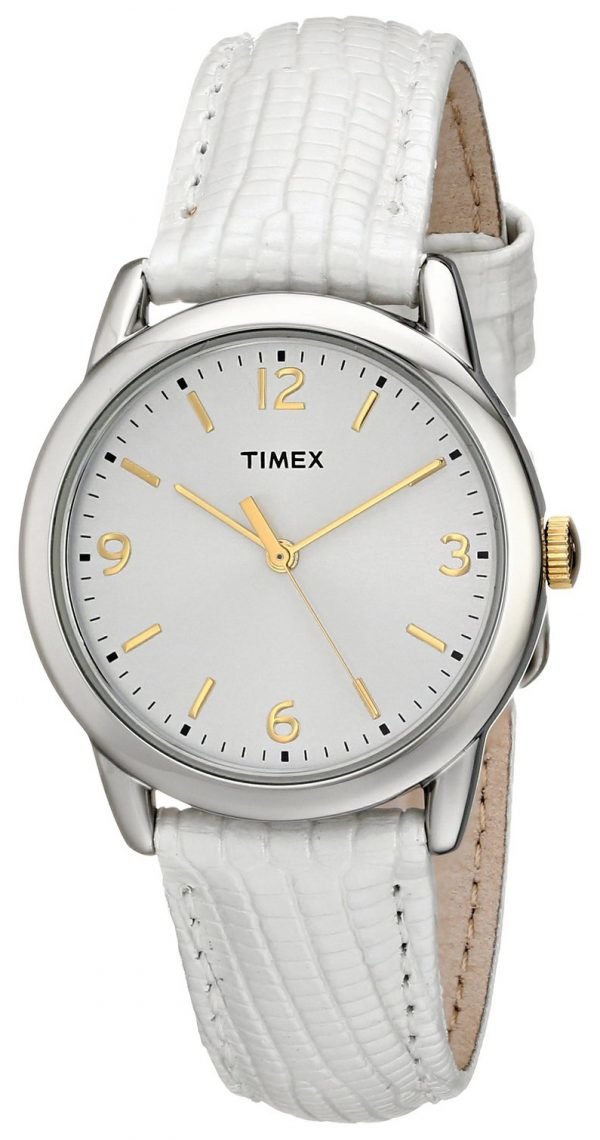 Timex T2p1209j Kello Hopea / Nahka