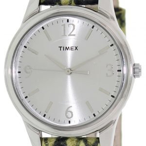 Timex T2p130 Kello Hopea / Nahka