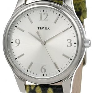 Timex T2p1302m Kello Hopea / Nahka