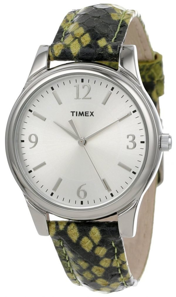 Timex T2p1302m Kello Hopea / Nahka