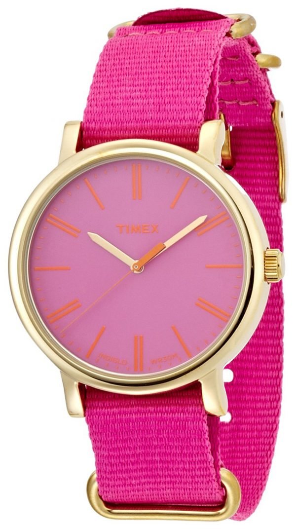 Timex T2p364 Kello Pinkki / Tekstiili