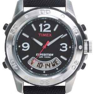 Timex T41371 Kello Musta / Tekstiili