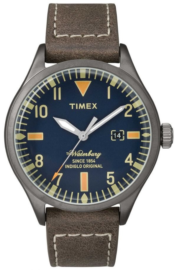 Timex Tw2p83800 Kello Sininen / Nahka