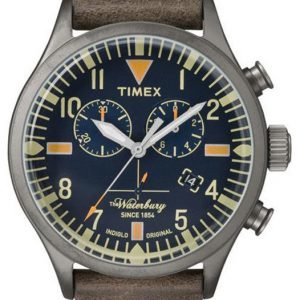 Timex Tw2p84100 Kello Sininen / Nahka