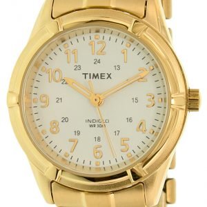 Timex Tw2p89100 Kello Valkoinen / Kullansävytetty Teräs