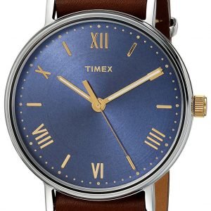 Timex Tw2r28700 Kello Sininen / Nahka