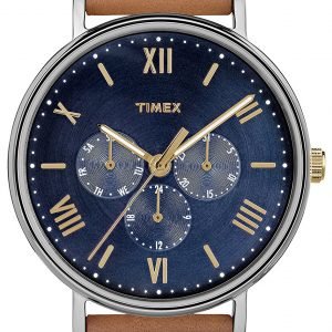 Timex Tw2r29100 Kello Sininen / Nahka
