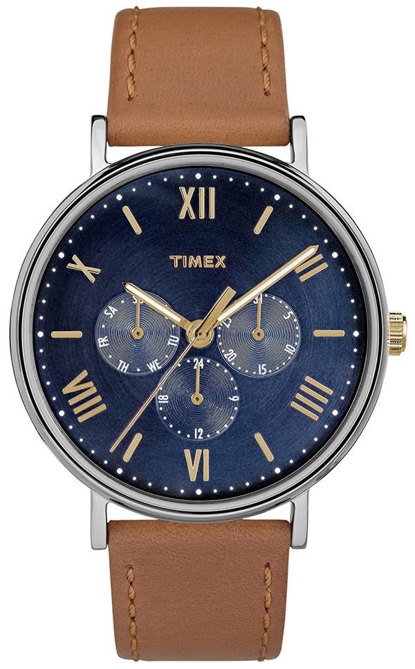 Timex Tw2r29100 Kello Sininen / Nahka