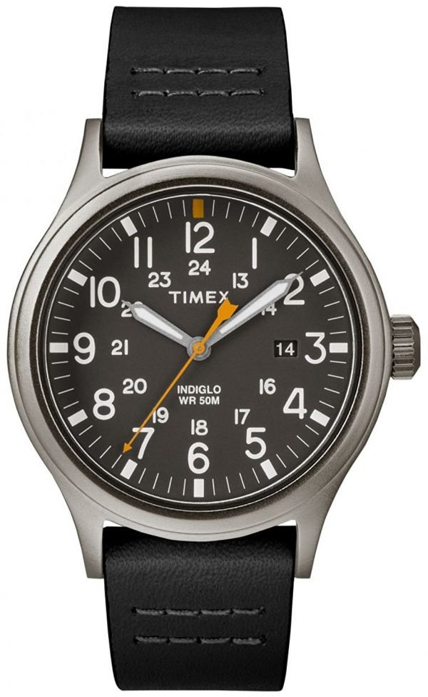 Timex Tw2r46500 Kello Harmaa / Nahka