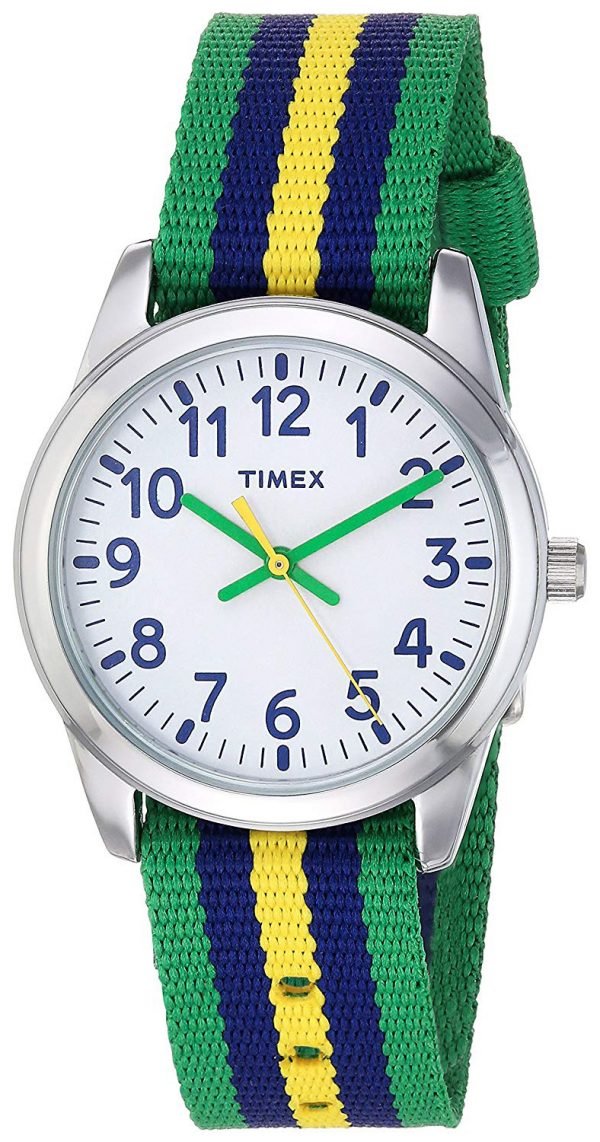 Timex Tw7c10100 Kello Valkoinen / Tekstiili