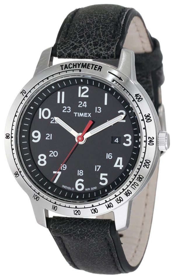 Timex Weekender T2n639 Kello Musta / Nahka