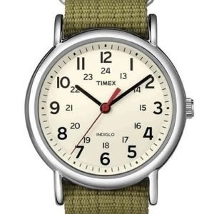 Timex Weekender T2n651 Kello Beige / Teräs