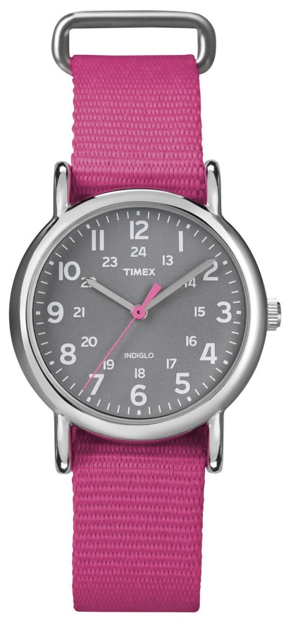 Timex Weekender T2n834 Kello Harmaa / Teräs