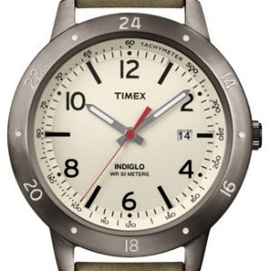 Timex Weekender T2n898 Kello Valkoinen / Nahka
