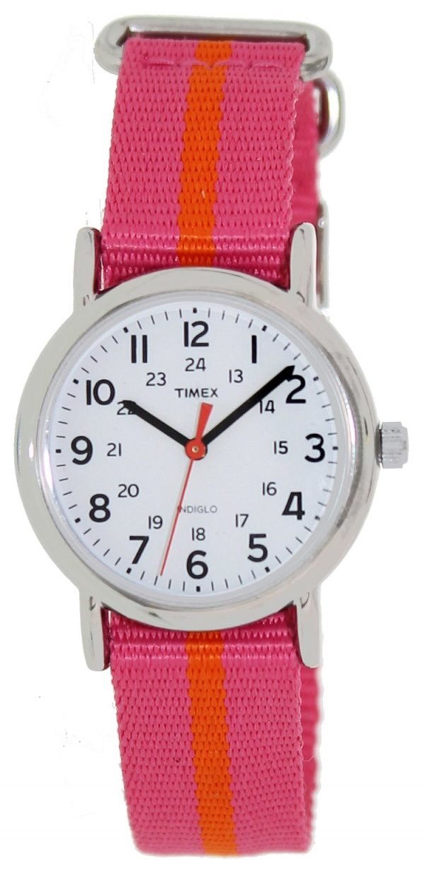 Timex Weekender T2p072 Kello Valkoinen / Teräs