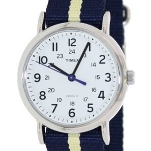 Timex Weekender T2p142 Kello Valkoinen / Teräs