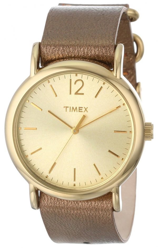 Timex Weekender T2p3409j Kello Kullattu / Kullansävytetty