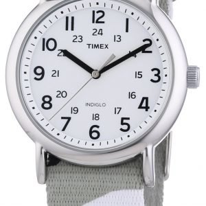Timex Weekender T2p366 Kello Valkoinen / Teräs