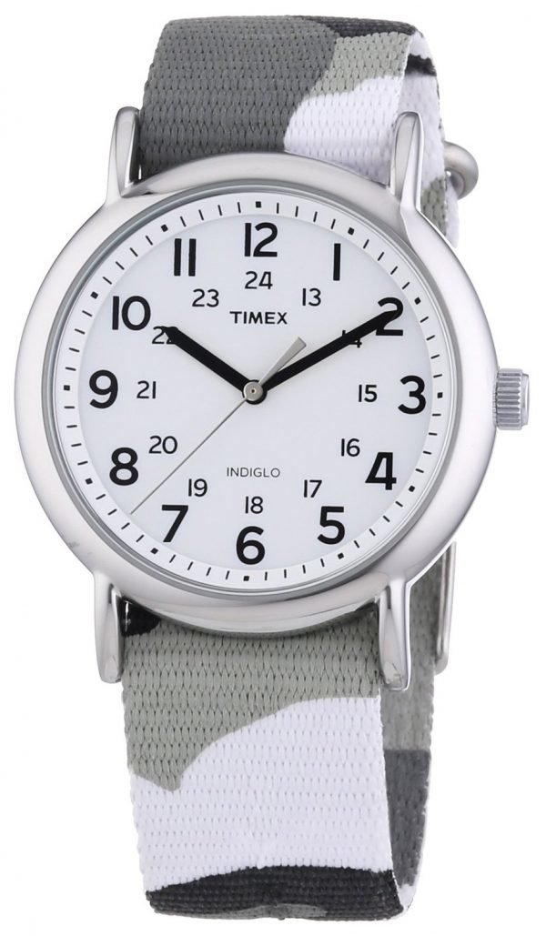 Timex Weekender T2p366 Kello Valkoinen / Teräs