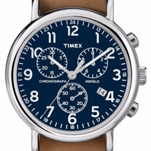 Timex Weekender Tw2p62300 Kello Sininen / Nahka