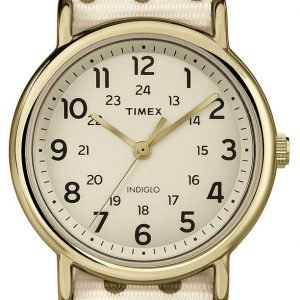 Timex Weekender Tw2p66100 Kello Beige / Tekstiili