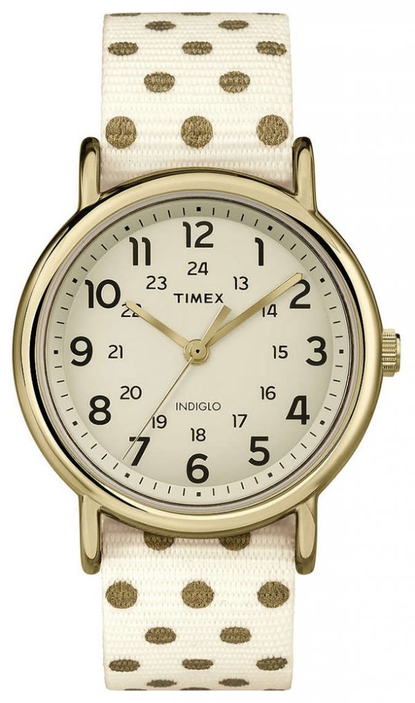 Timex Weekender Tw2p66100 Kello Beige / Tekstiili