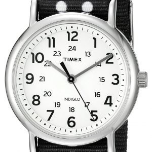 Timex Weekender Tw2p86600 Kello Valkoinen / Tekstiili