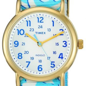 Timex Weekender Tw2p90100 Kello Valkoinen / Tekstiili