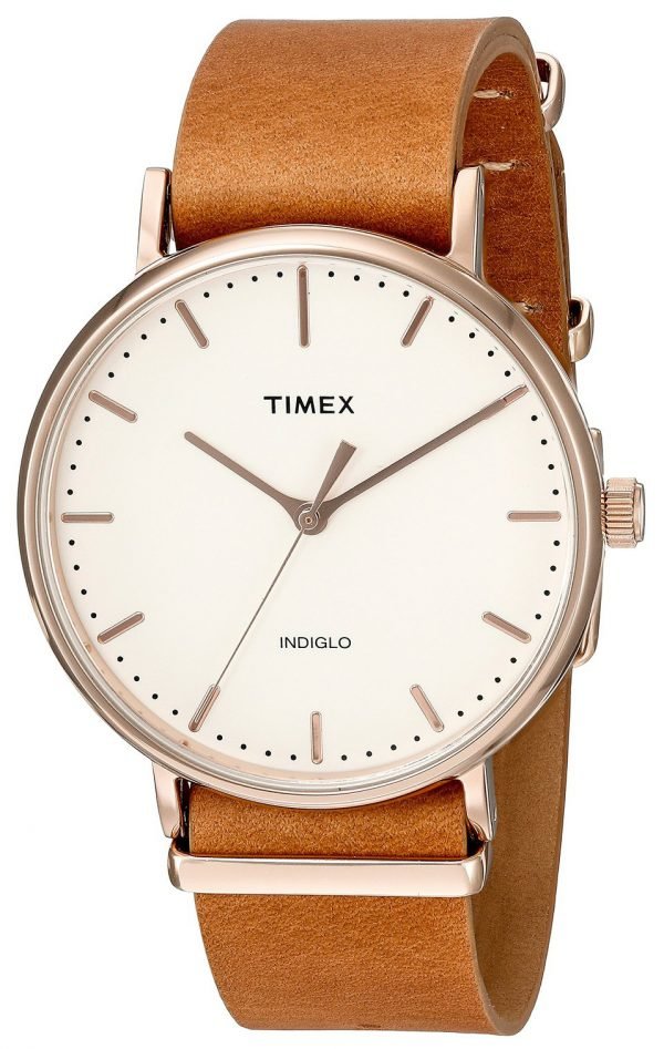 Timex Weekender Tw2p91200 Kello Valkoinen / Punakultasävyinen