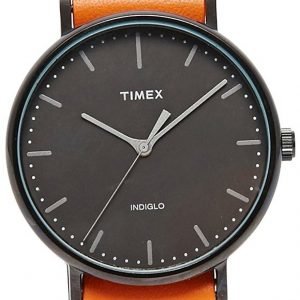 Timex Weekender Tw2p91400 Kello Musta / Nahka