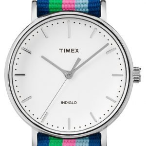 Timex Weekender Tw2p91700 Kello Valkoinen / Teräs