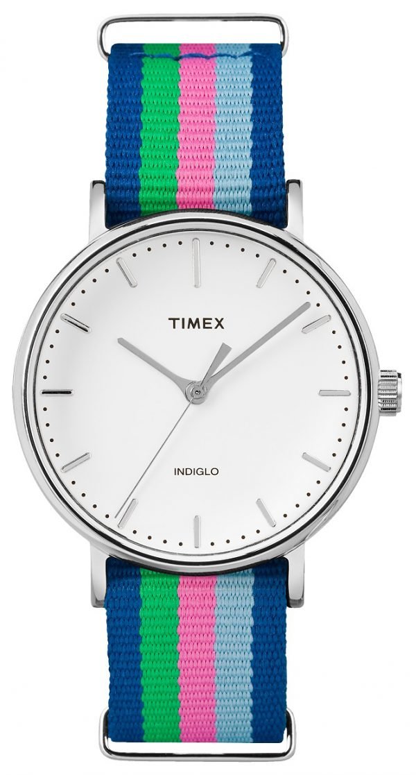 Timex Weekender Tw2p91700 Kello Valkoinen / Teräs