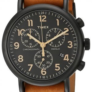 Timex Weekender Tw2p97500 Kello Musta / Nahka