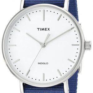 Timex Weekender Tw2p97700 Kello Valkoinen / Tekstiili