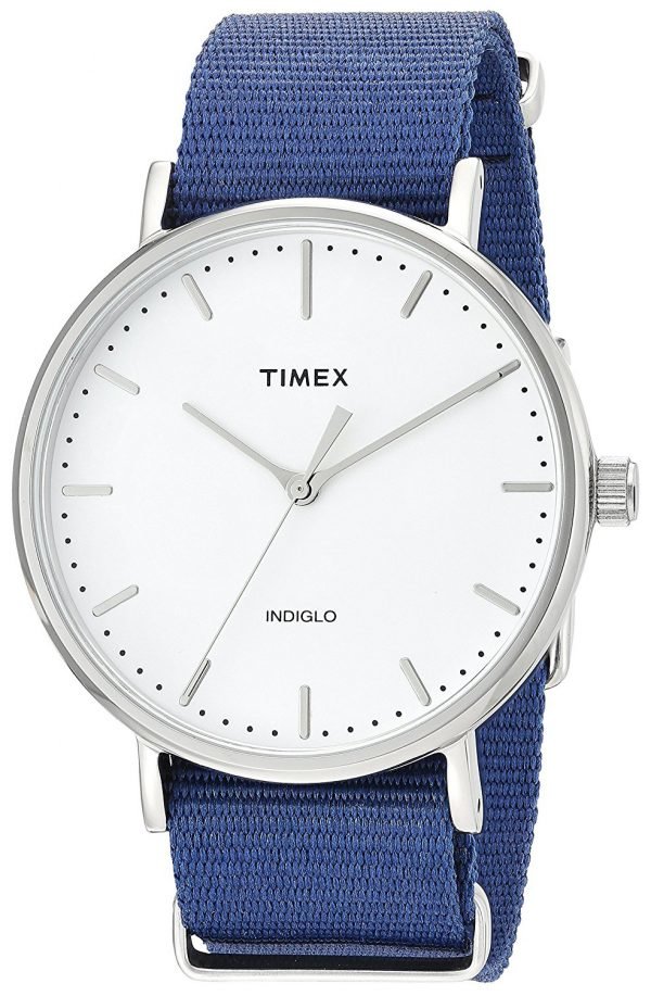 Timex Weekender Tw2p97700 Kello Valkoinen / Tekstiili