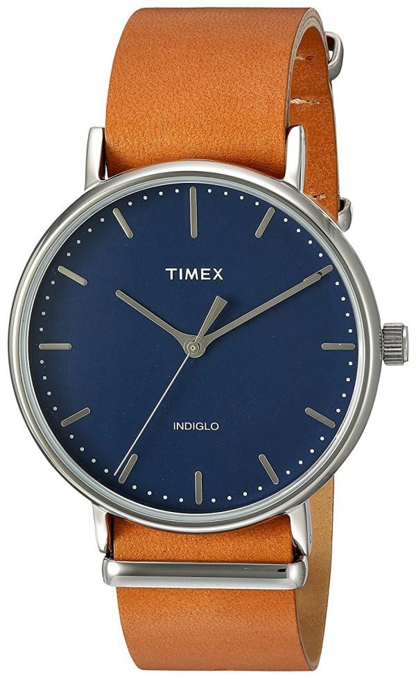 Timex Weekender Tw2p97800 Kello Sininen / Nahka