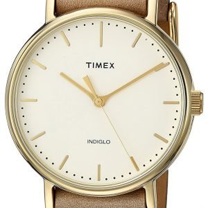 Timex Weekender Tw2p98400 Kello Samppanja / Nahka