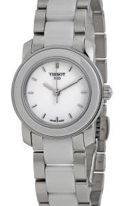 Tissot Cera T064.210.22.011.00 Kello Valkoinen / Teräs