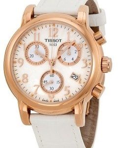 Tissot Dressport T050.217.36.112.00 Kello Valkoinen / Nahka