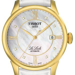 Tissot Le Locle Automatic Gent T41.5.453.86 Kello Valkoinen / Nahka