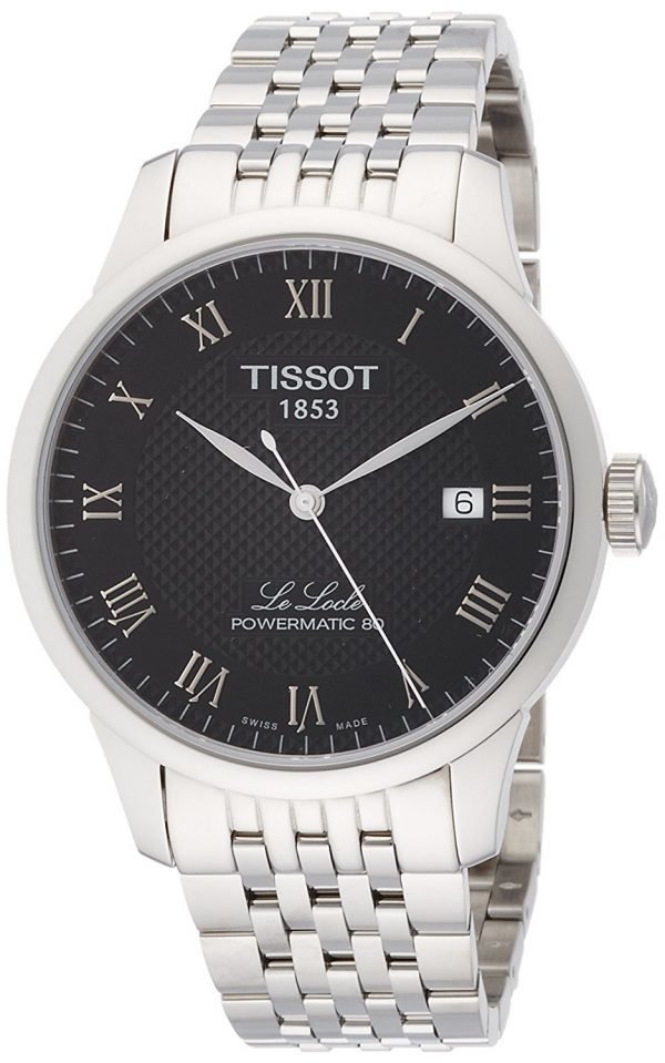 Tissot Le Locle T006.407.11.053.00 Kello Musta / Teräs