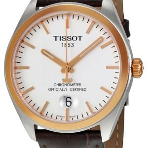 Tissot Pr 100 Gent Cosc T101.451.26.031.00 Kello Hopea / Nahka