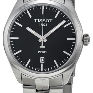 Tissot Pr 100 Gent T101.410.11.051.00 Kello Musta / Teräs