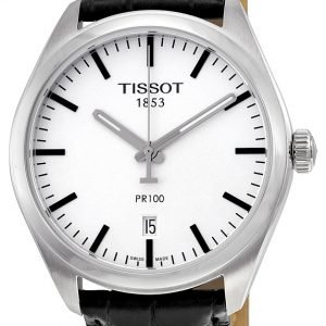 Tissot Pr 100 Gent T101.410.16.031.00 Kello Hopea / Nahka