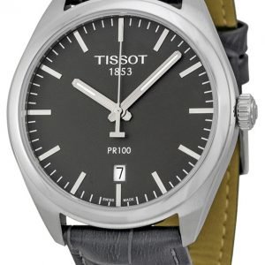 Tissot Pr 100 Gent T101.410.16.441.00 Kello Harmaa / Nahka