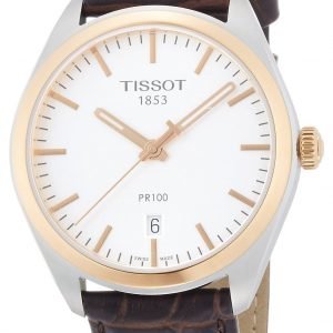 Tissot Pr 100 Gent T101.410.26.031.00 Kello Hopea / Nahka