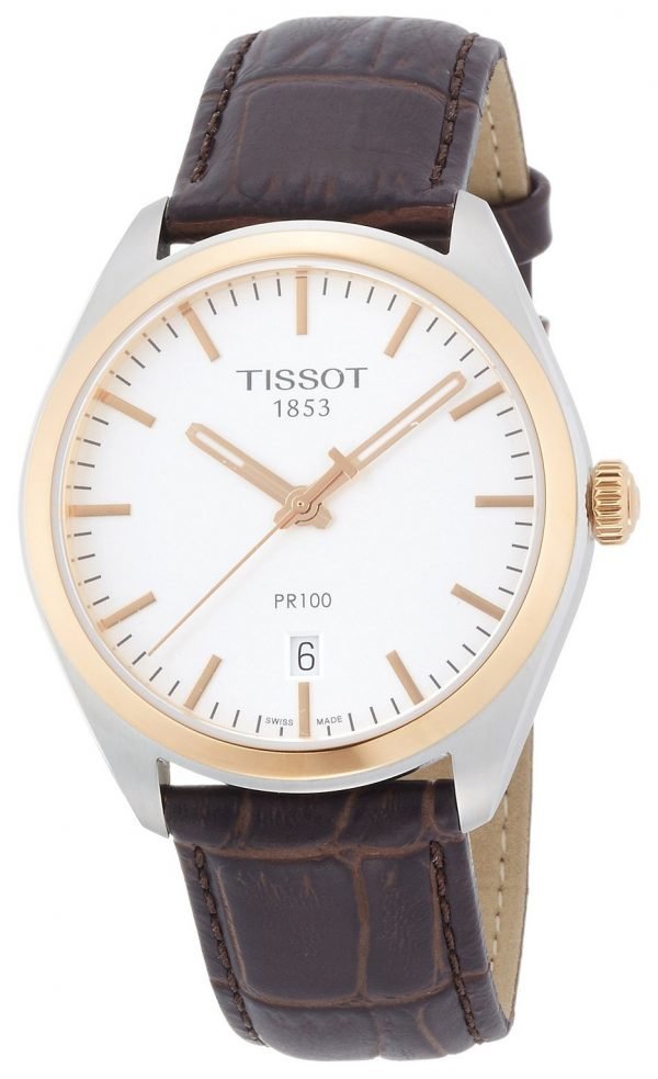 Tissot Pr 100 Gent T101.410.26.031.00 Kello Hopea / Nahka