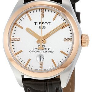 Tissot Pr 100 Lady Cosc T101.251.26.036.00 Kello Hopea / Nahka